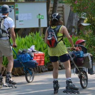 Balade en rollers en Gironde