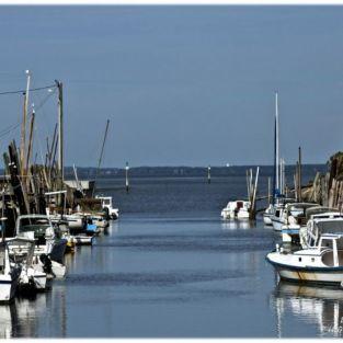 Bateaux au port dans le Bassin d'Arcachon